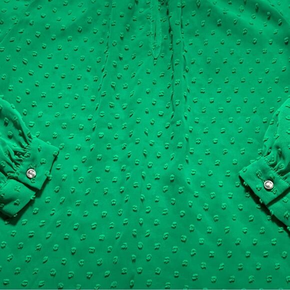J. CREW Sheer Swiss Dot Long Sleeves Blouse XXS - Picture 4 of 7